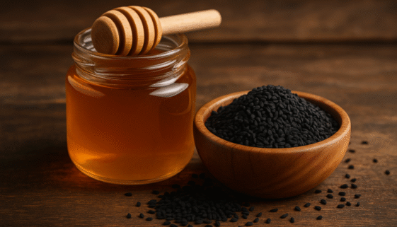 Golden Honey and Black Seeds