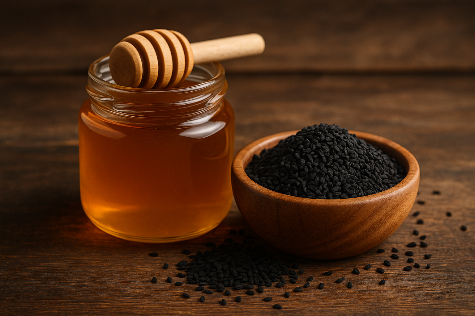 Golden Honey and Black Seeds Golden Honey and Black Seeds